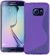 Comutter silicone hoesje Samsung Galaxy S6 Edge plus paars
