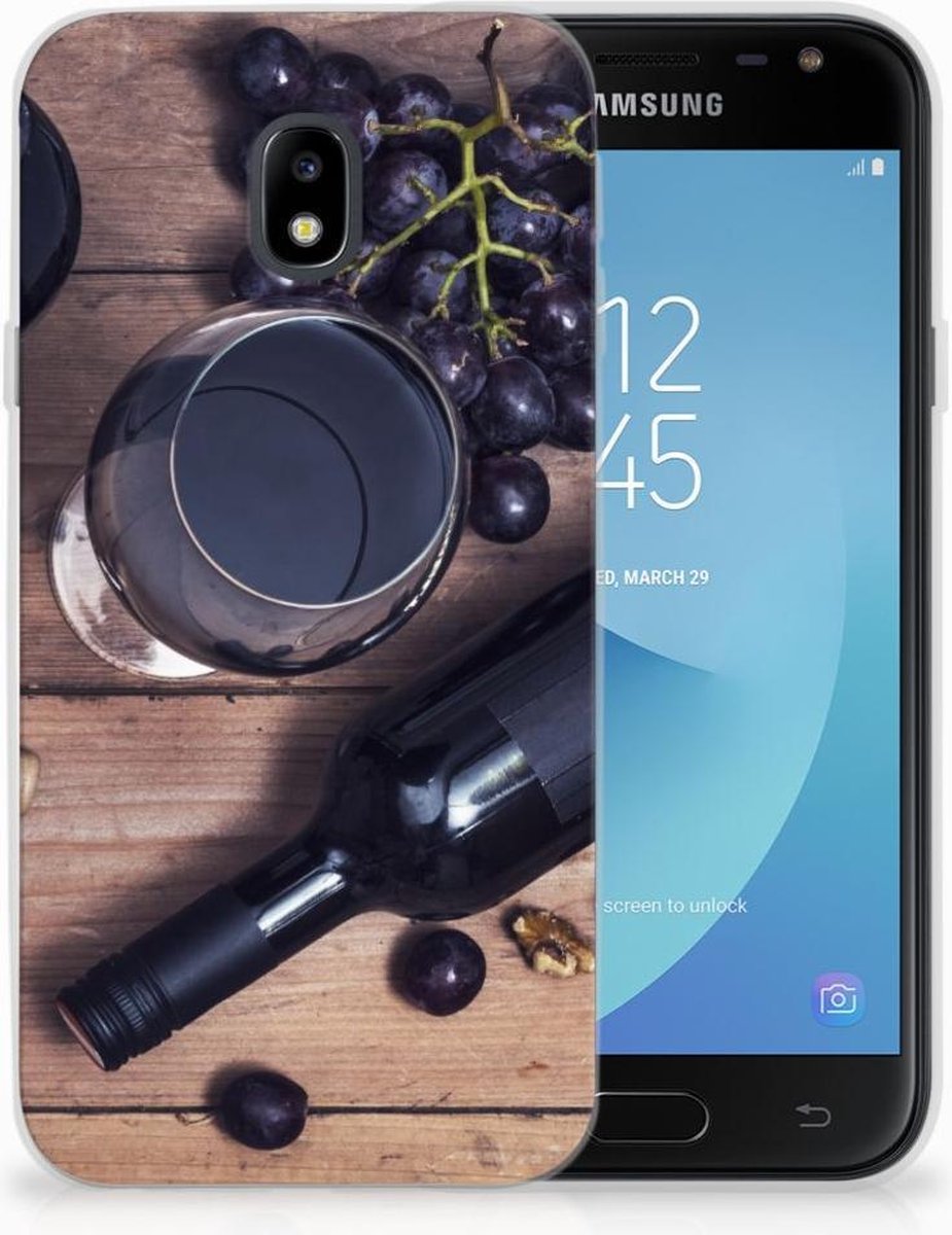 Samsung Galaxy J3 2017 Siliconen Case Wijn