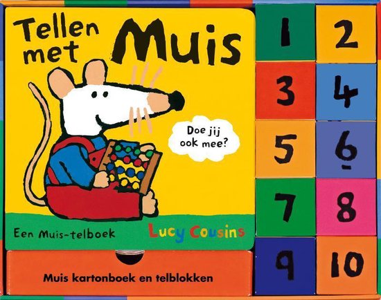 Cover van het boek 'Tellen met Muis + telblokken'
