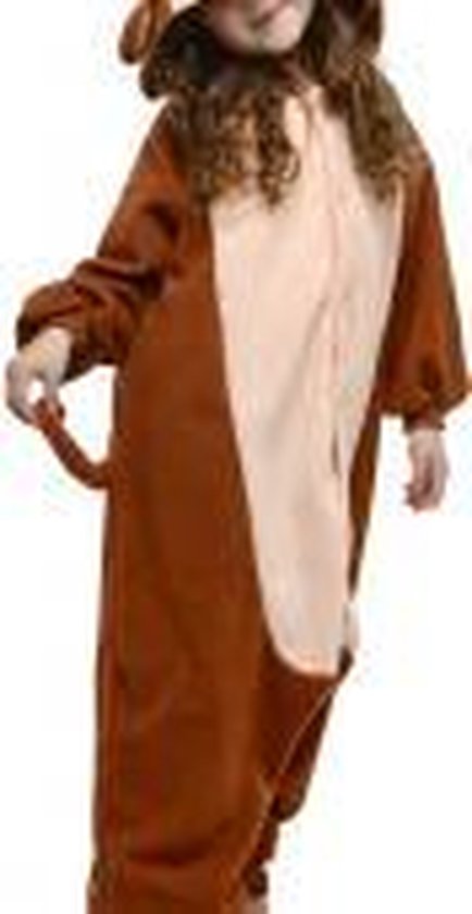 vuilnis fragment scherp KIMU Onesie aap pak kind chimpansee kostuum monkey - maat 128-134 - apenpak  jumpsuit... | bol.com