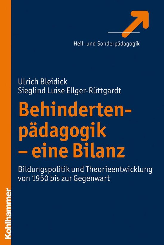 Behindertenpädagogik - eine Bilanz - cover