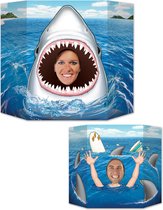 "Fotoposter photobooth haai - Feestdecoratievoorwerp - One size"