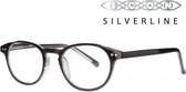 Icon Eyewear MCB703 Murray Silverline Leesbril +1.50 - Glanzend zwart, transparante binnenzijde
