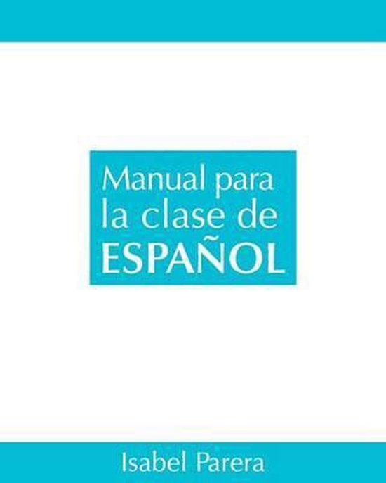 Manual para la clase de Espanol - cover