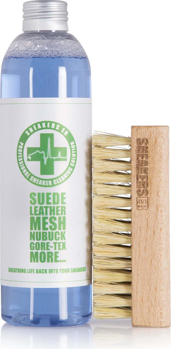 Goedkoopste Sneakers ER Schoonmiddel borstel voor schoenen (leer, suede, nubuck, mesh etc.