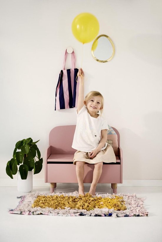 Flexa Play opbergbankje - roze — afbeelding 2
