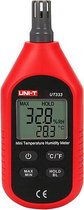 Thermometer Luchtvochtigheid Digitaal Mobiel - UT333 Rood