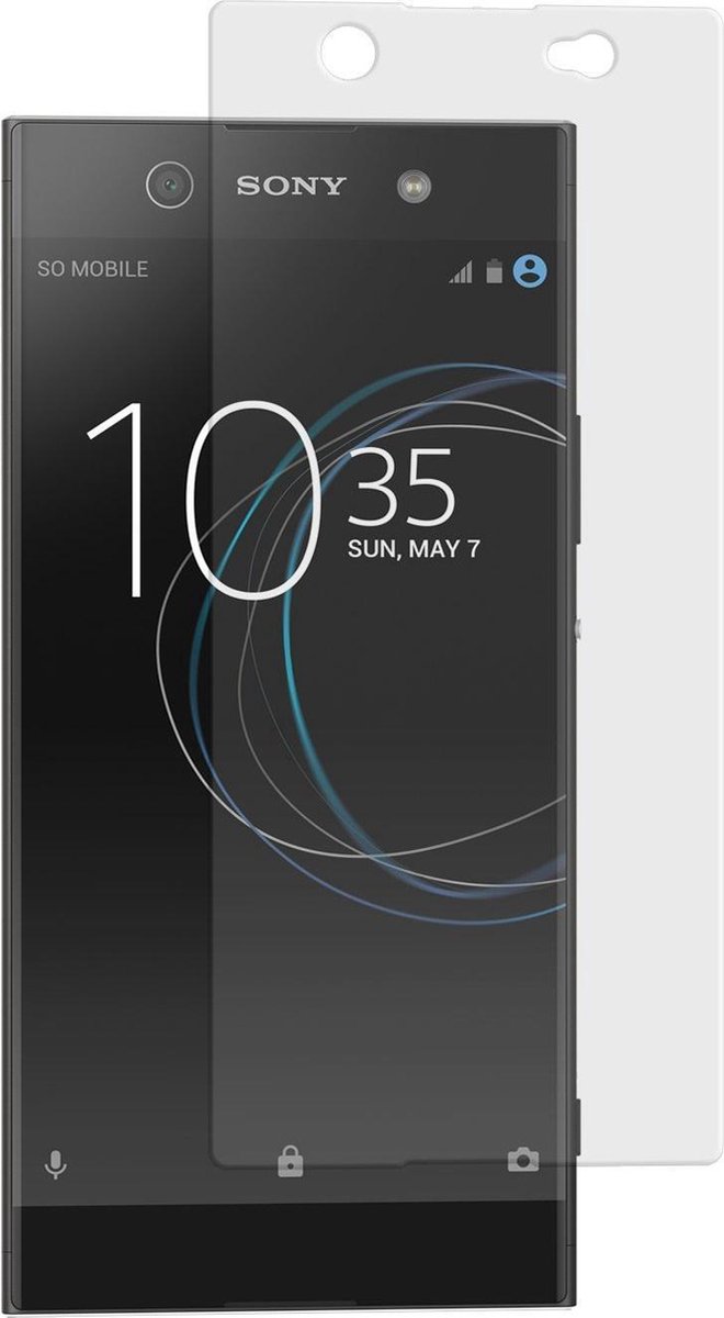 Tempered Glass / Glazen Screenprotector Geschikt voor Sony Xperia XA1 Ultra