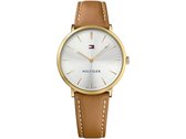 Tommy Hilfiger TH1781688 Horloge - Leer - Bruin - 40 mm