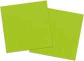 Folat - Servetten Lime Green 3 ply 33x33cm (20 stuks)