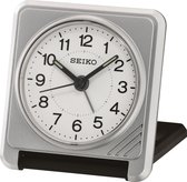 Seiko reiswekker QHT015S elektronisch piep alarm - zwart grijze uitvoering