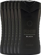 Axe Black For Men - 6 x 250  ml - Douchegel - Voordeelverpakking
