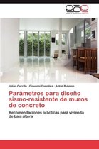 Parametros Para Diseno Sismo-Resistente de Muros de Concreto