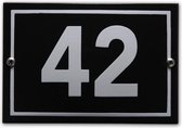 Huisnummer model Phil nr. 42