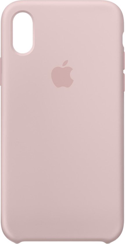 zakdoek bevestigen insect Apple siliconen hoesje - roze - voor Apple iPhone X | bol.com