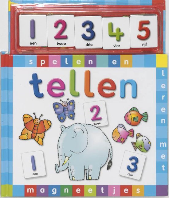 Cover van het boek 'Spelen en leren met magneetjes - Tellen'