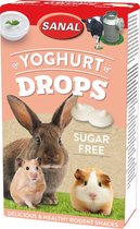 Sanal Yoghurt Drops Sugar Free - Knaagdiersnack - 45 g