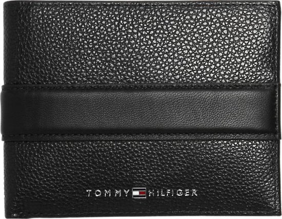 Tommy Hilfiger - TH Downtown - Extra CC and coin heren portemonnee - Black  | bol.com