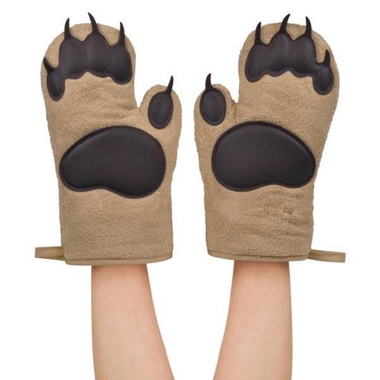 RXYY Dubbele Oven Handschoen Bos Dieren Leeuw Giraffe