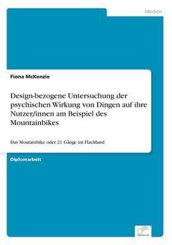 Design-bezogene Untersuchung der psychischen Wirkung von Din ... - cover