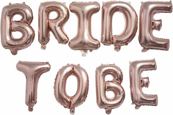 Bride To Be ballonnen | Ballonnen Set Bride To Be | Helium Ballonnen | Vrijgezellenfeest | Wedding Ballon