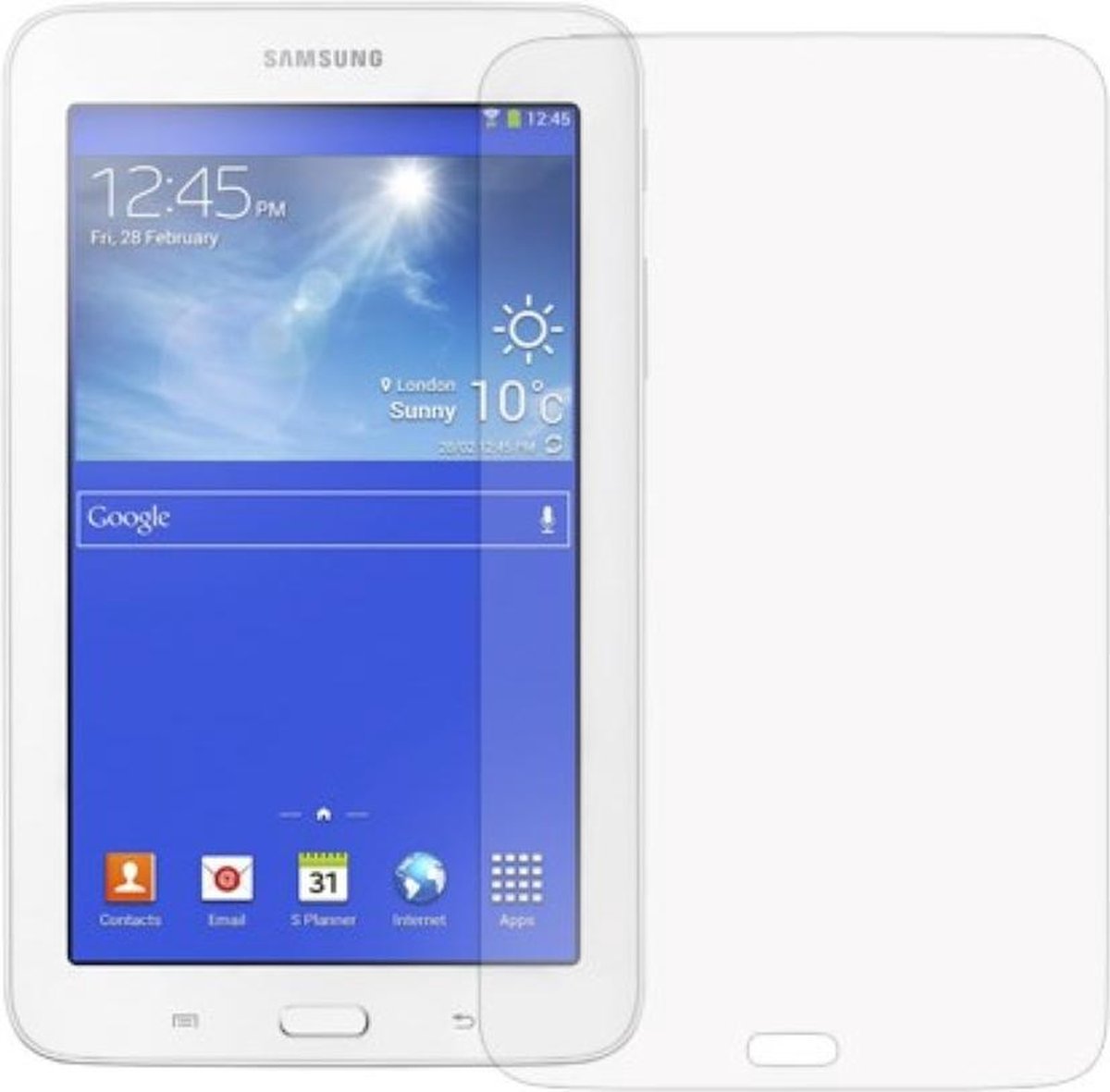 0.3mm Anti-explosion Tempered Glass Gehard Glas Glazen Harde Screenprotector Samsung Galaxy Tab 3 7.0 Lite T110 3G T111 - Arc Edge