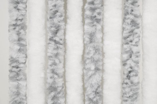 Arisol Vliegengordijn - 'kattenstaart' - 220x90 Cm - Grijs/wit Melange van Merkloos — afbeelding 4