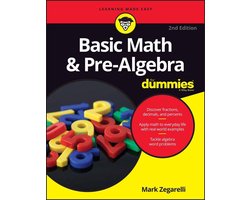 Omslag van Basic Math & Pre-Algebra For Dummies