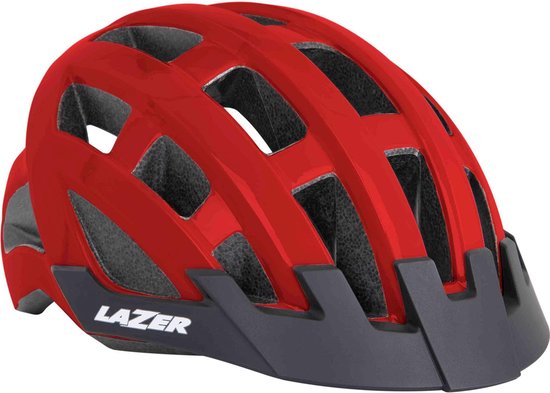 Lazer Helm - Unisex - rood/zwart