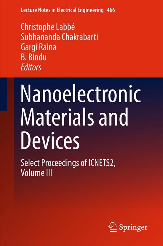 Lecture Notes in Electrical Engineering 466 - Nanoelectronic ... - cover