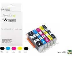 Improducts® Inkt cartridges - Alternatief Canon PGI-570 / CLI-571 XL multi pack