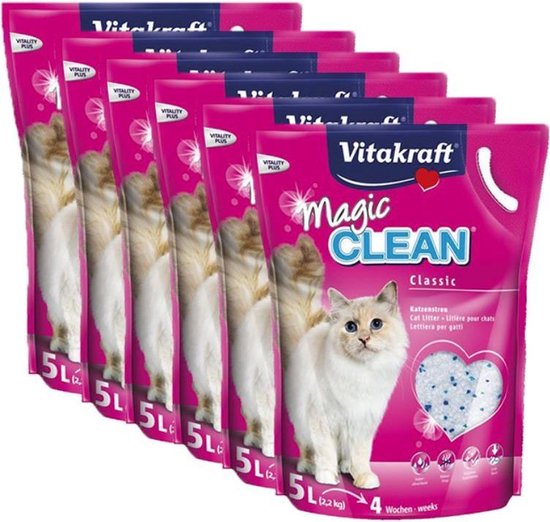 Vitakraft Magic Clean - Kattenbakvulling - 6 x 5 l