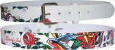 Miami Ink-Full Printed White Belt-L