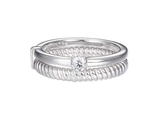 Esprit Zilveren ring zilver casual uitstraling Sieraden Ringen Zilveren ringen 