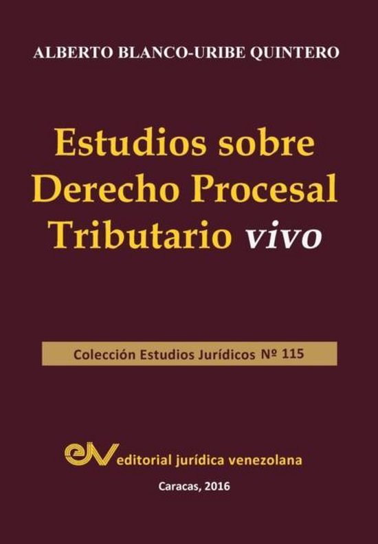 Estudios Sobre Derecho Procesal Tributario Vivo - cover