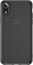 Baseus backcase met geweven materiaal - iPhone XR - Zwart