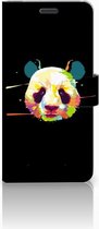 Geschikt voor Samsung Galaxy S8 Plus Bookcover hoesje Panda Color