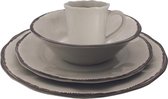Eurotrail Florance Servies Set 16pcs - grijs