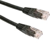 CablExpert PP12-3M/BK - Netwerkkabel, UTP Cat5E, zwart