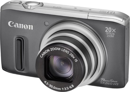 Canon PowerShot SX260 HS - Grijs