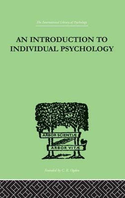 An INTRODUCTION TO INDIVIDUAL PSYCHOLOGY - cover