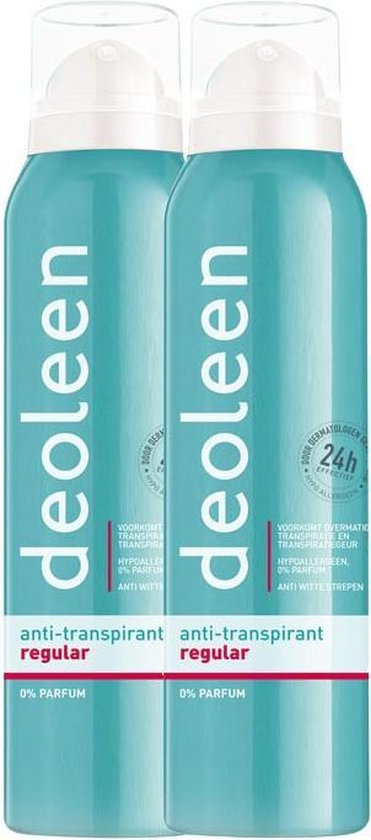 gezagvoerder Terugroepen Onderhoudbaar Deoleen deodorant spray - 2 x 50ml | bol.com