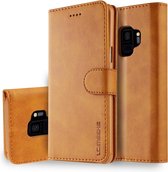 Luxe Book Case - Samsung Galaxy S9 Hoesje - Bruin
