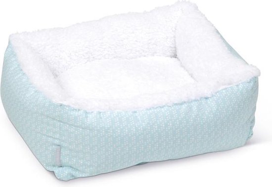 Beeztees Puppy Nappy - Hondenmand - Blauw/Wit - 50x42x18 cm