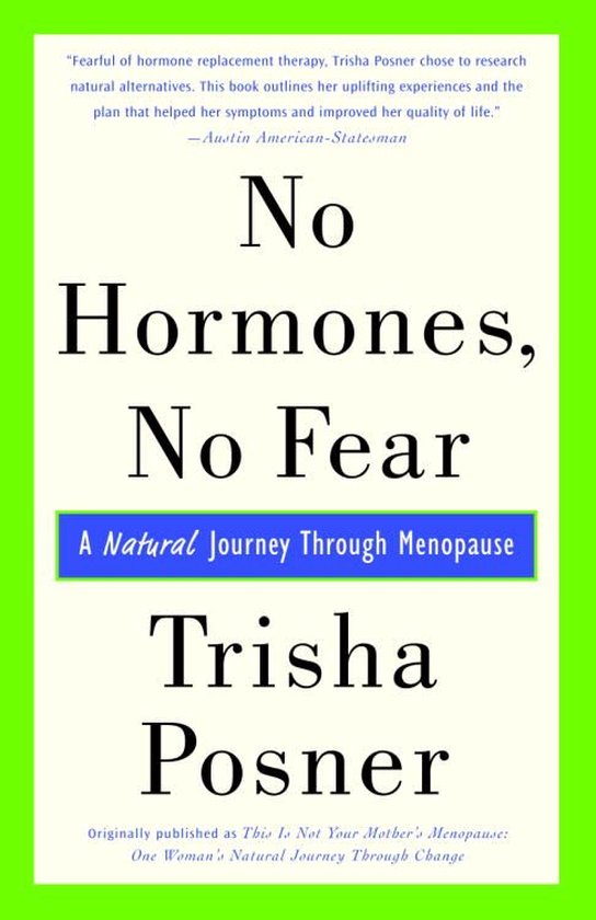 No Hormones, No Fear - cover