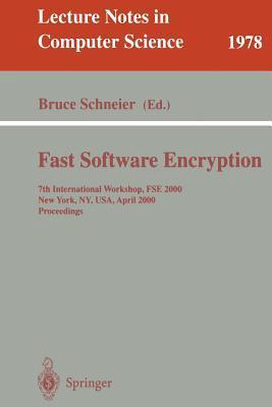 Fast Software Encryption - cover