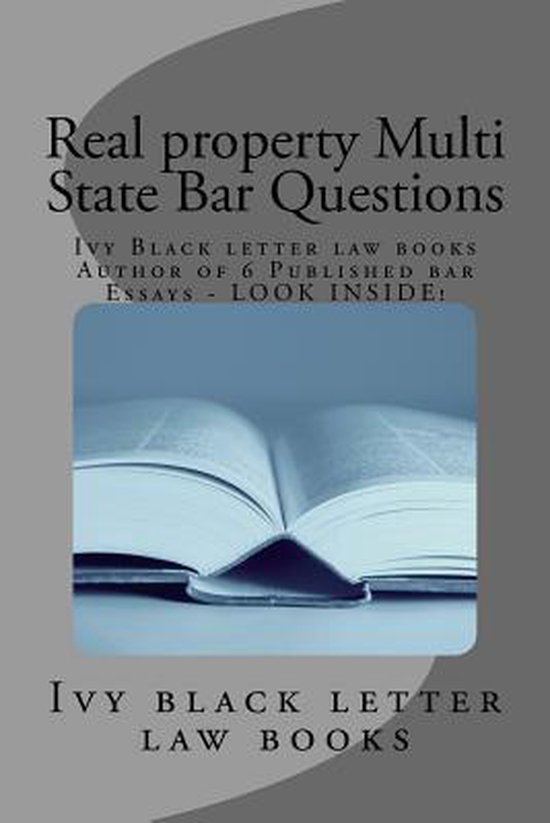 Real Property Multi State Bar Questions - cover