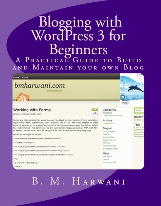 Blogging with WordPress 3 for Beginners - cover