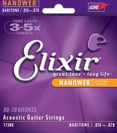 Elixir 11306 80/20 Bronze Baritone Nanoweb 16-70