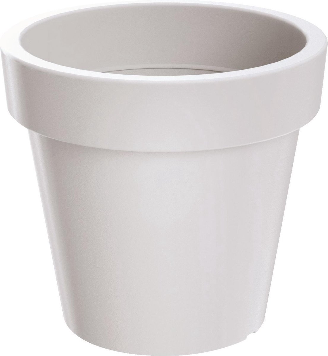 Bloempot Buiten Rond Lofly 25cm WIT Prosperplast